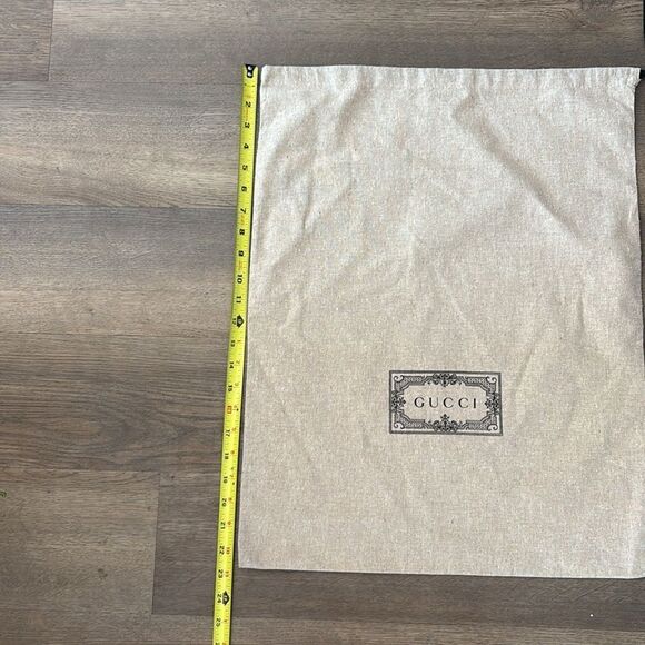 Gucci Garment Bag Drawstring Canvas Jute Look - Picture 4 of 6